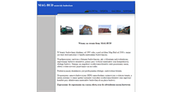 Desktop Screenshot of mag-bud.com.pl