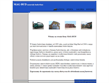 Tablet Screenshot of mag-bud.com.pl